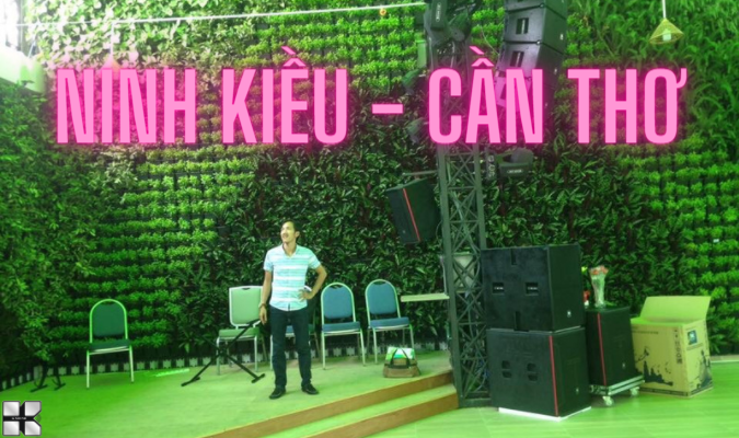 Bàn giao cấu hình Line Aray cho nhà hàng karaoke Trường Giang
