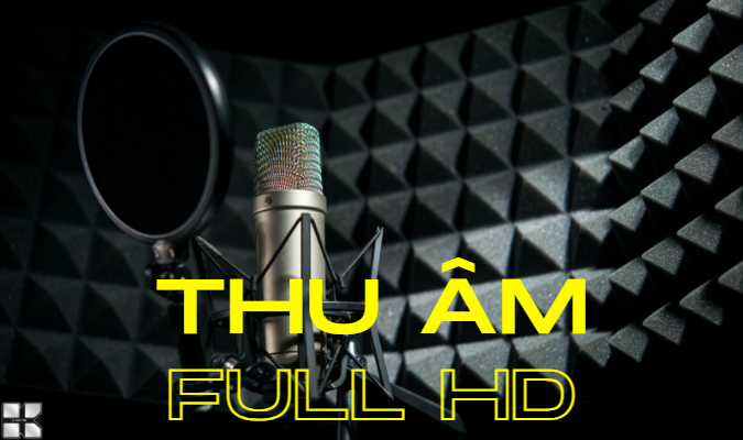 Hệ thống thu âm ghi hình, xuất ra video chất lượng.